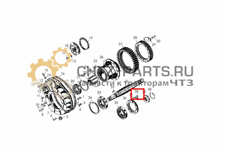 Болт 700-28-2173