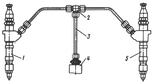 Проверка давления распыливания топлива по эталонной форсунке