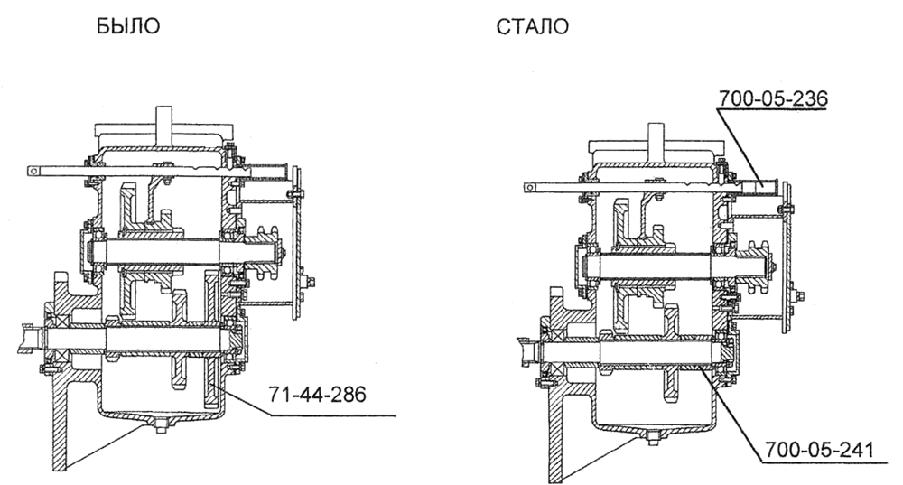 аннулирована третья передача в редукторе отбора мощности аннулирована третья передача в редукторе отбора мощности